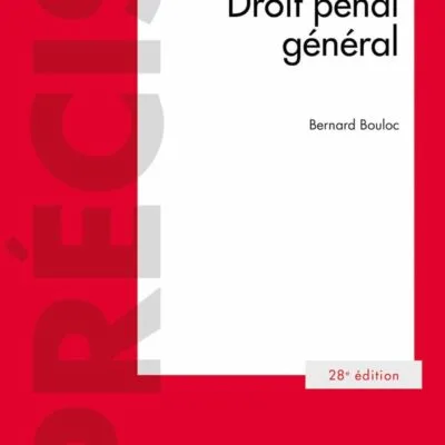خرید و دانلود نسخه کامل کتاب Droit pénal général 27ed (French Edition) (28th Edition) + PDF