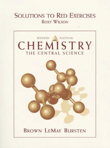 41TB9899JFL خرید و دانلود نسخه کامل کتاب Chemistry: The Central Science : Solutions to Red Exercises : Selected Solutions - PDF