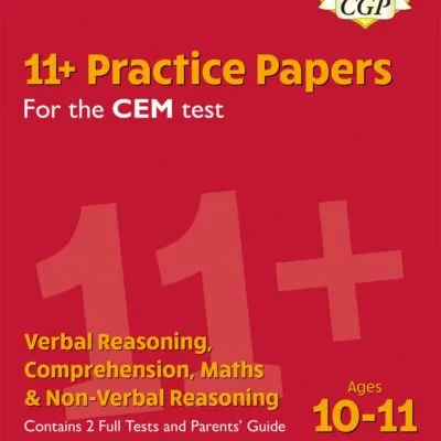 خرید و دانلود نسخه کامل کتاب New 11+ CEM Practice Papers: Ages 10-11 - Pack 4: for the 2026 tests (CGP 11+ CEM)
