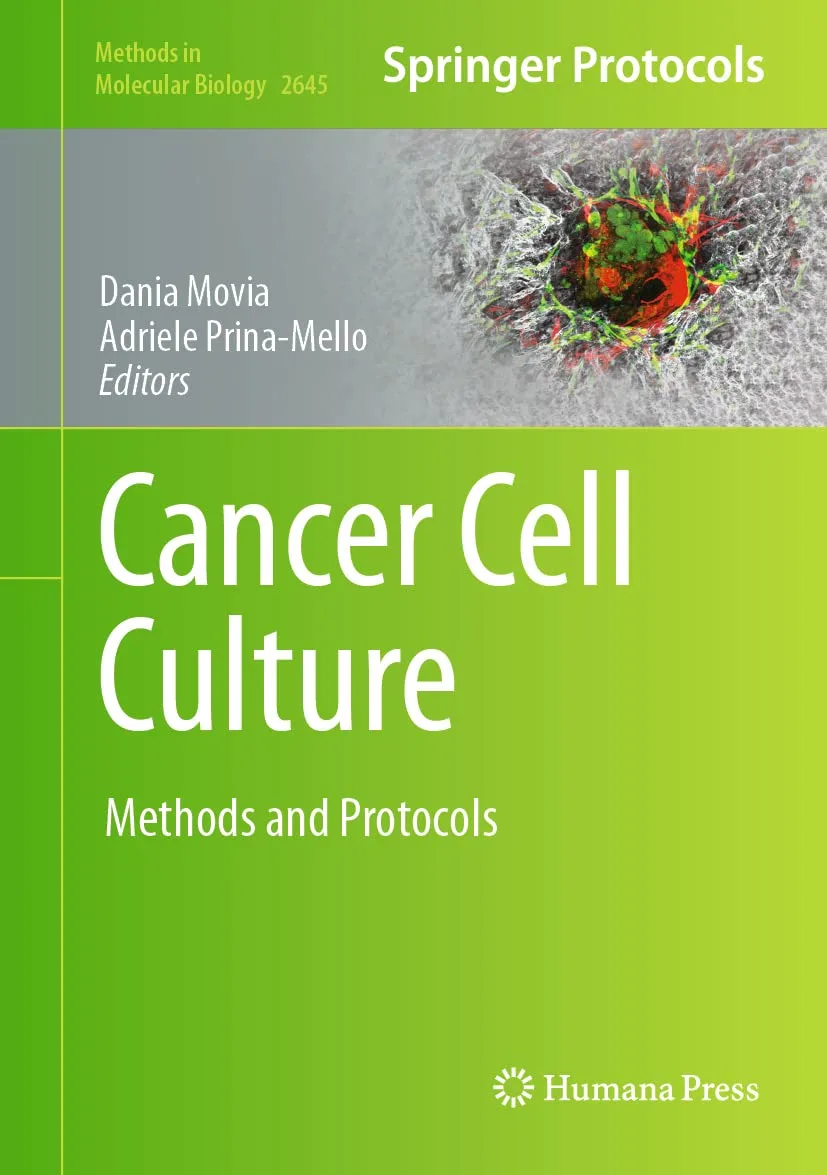 61u3GMeL0pL._SL1175_ خرید و دانلود نسخه کامل کتاب Cancer Cell Culture: Methods and Protocols (Methods in Molecular Biology, 2645) 2023rd edition