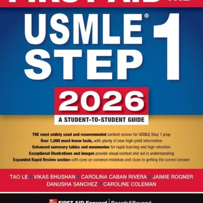 خرید و دانلود نسخه کامل کتاب انگلیسی First Aid for the USMLE Step 1 2026 - original pdf