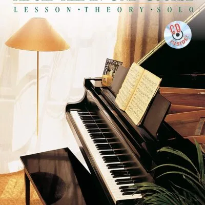 خرید و دانلود نسخه کامل کتاب Alfred's Basic Adult All-in-One Course: Lesson, Theory, Technic level 1