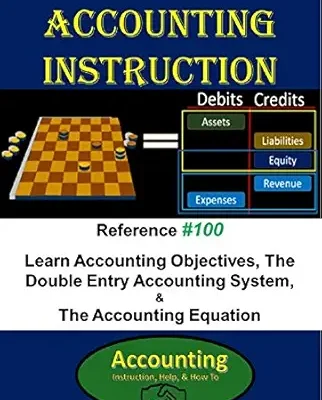 خرید و دانلود نسخه کامل کتاب Accounting Instruction Reference #100: Learn Accounting Objectives, The Double Entry Accounting System, & The Accounting Equation