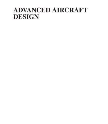 خرید و دانلود نسخه کامل کتاب Advanced Aircraft Design: Conceptual Design, Technology and Optimization of Subsonic Civil Airplanes