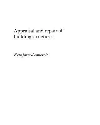 خرید و دانلود نسخه کامل کتاب Appraisal and Repair of Reinforced Concrete