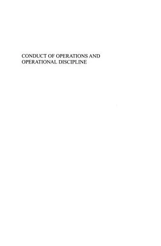 خرید و دانلود نسخه کامل کتاب Conduct of Operations and Operational Discipline: For Improving Process Safety in Industry_68f4c198e0014.jpeg خرید و دانلود نسخه کامل کتاب Conduct of Operations and Operational Discipline: For Improving Process Safety in Industry