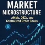 خرید و دانلود نسخه کامل کتاب Crypto Market Microstructure: AMMs, DEXs, and Centralized Order Books