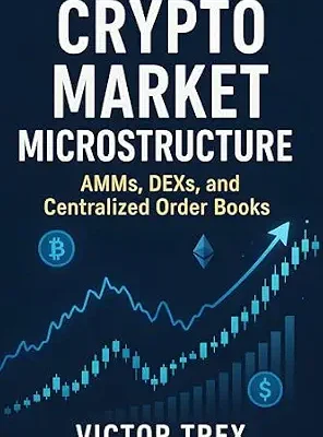 خرید و دانلود نسخه کامل کتاب Crypto Market Microstructure: AMMs, DEXs, and Centralized Order Books