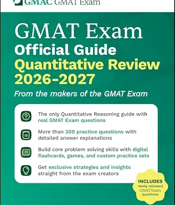 خرید و دانلود نسخه کامل کتاب انگلیسی GMAT Official Guide Quantitative Review 2026 – 2027: Book + Online Question Bank