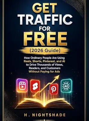 خرید و دانلود نسخه کامل کتاب GET TRAFFIC FOR FREE (2026 Guide): How Ordinary People Are Using Reels, Shorts, Pinterest, and AI to Drive Thousands of Views, Readers, and Customers … for Ads (The Problem Solver Series Book 11)