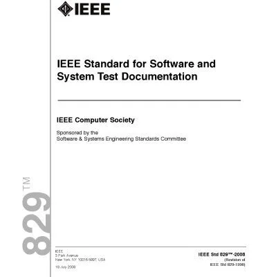 خرید و دانلود نسخه کامل کتاب IEEE Std 829-2008 IEEE Standard for Software and System Test Documentation