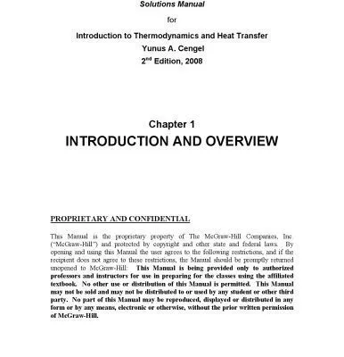 خرید و دانلود نسخه کامل کتاب Introduction to Thermodynamics and Heat Transfer: Solutions Manual