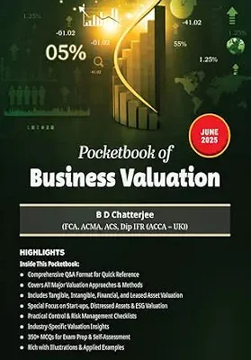 خرید و دانلود نسخه کامل کتاب Pocketbook of Business Valuation: Complete Handbook on Valuation Methods, Intangible Assets, ESG & Distressed Deals with Checklists, Case Studies and 350 MCQs: Quick Exam Prep & On-Job Reference