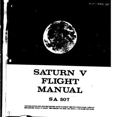 خرید و دانلود نسخه کامل کتاب Saturn V flight manual : SA504-508