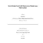 خرید و دانلود نسخه کامل کتاب Solid Oxide Fuel Cell Electrolyte Membrane Fabrication