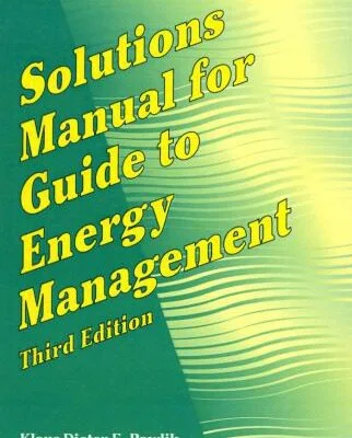 خرید و دانلود نسخه کامل کتاب Solutions Manual for Guide to Energy Management, 3rd  Edition