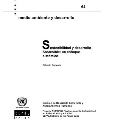 خرید و دانلود نسخه کامل کتاب Sostenibilidad y desarrollo sostenible: un enfoque sistémico