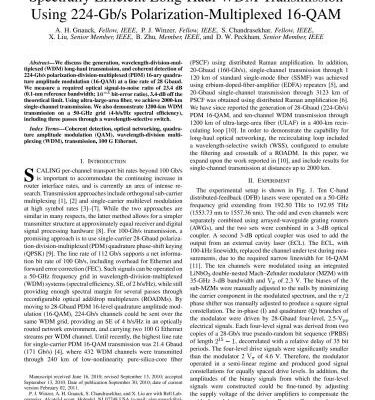 خرید و دانلود نسخه کامل کتاب Spectrally Efficient Long-Haul WDM Transmission Using 224-Gb/s Polarization-Multiplexed 16-QAM
