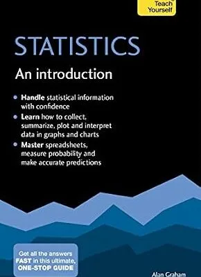 خرید و دانلود نسخه کامل کتاب Statistics: An Introduction: Teach Yourself: The Easy Way to Learn Stats