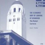 خرید و دانلود نسخه کامل کتاب The Economic Way of Looking at Behavior: The Nobel Lecture (Essays in Public Policy Book 69)