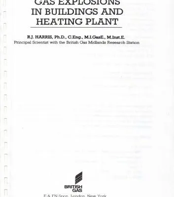 خرید و دانلود نسخه کامل کتاب The Investigation and control of gas explosion in buildings and heating plants