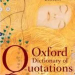 خرید و دانلود نسخه کامل کتاب The Oxford dictionary of quotations