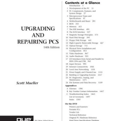 خرید و دانلود نسخه کامل کتاب Upgrading and Repairing PCs
