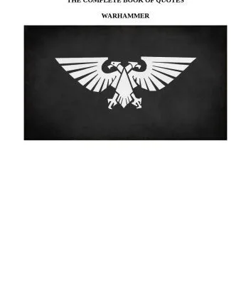 خرید و دانلود نسخه کامل کتاب Warhammer, The Complete Book of Quotes