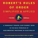 خرید و دانلود نسخه کامل کتاب Webster’s New World: Robert’s Rules of Order: Simplified & Applied