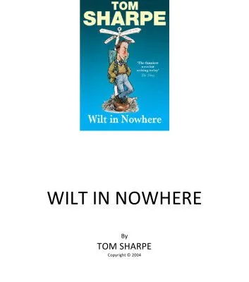 خرید و دانلود نسخه کامل کتاب Wilt in Nowhere