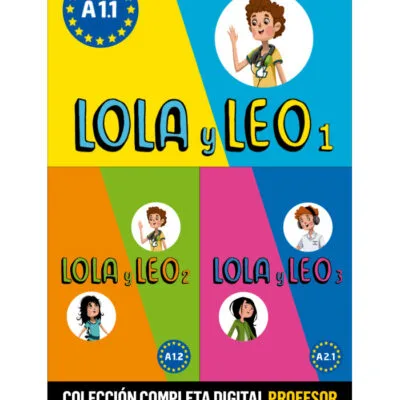 خرید و دانلود نسخه کامل مجموعه 3 جلدی کتاب Lola y Leo 1 & 2 & 3 - libro del alumno بهمراه فایل های صوتی و کتاب کار