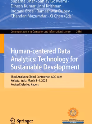 خرید و دانلود نسخه کامل کتاب Human-centered Data Analytics: Technology for Sustainable Development: Third Analytics Global Conference, AGC 2025