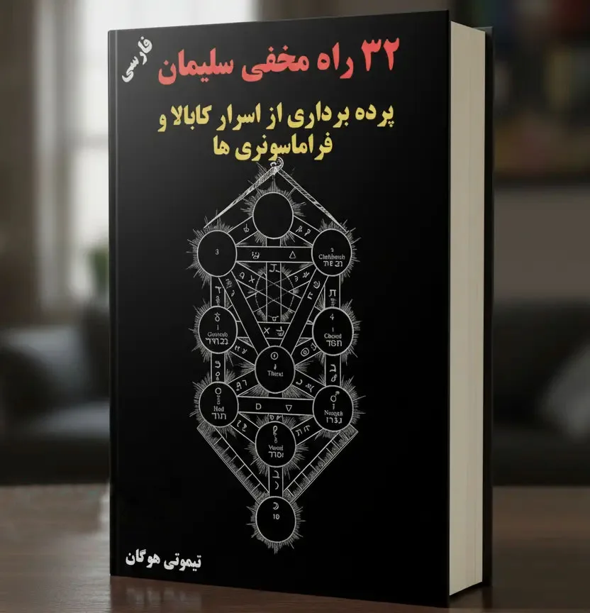 جلد-کتاب-طراحی-شده-32-راه-مخفی-سلیمان خرید و دانلود کتاب نسخه کامل کتاب 32 راه مخفی سلیمان: پردهبرداری از اسرار باطنی قبالا و فراماسونری | علوم غریبه | علوم متافیزیک - تصویر 1