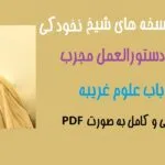 خرید و دانلود نسخه کامل کتاب دو هزار دستور العمل مجرب در باب علوم غریبه مرحوم شیخ نخودکی | علوم غریبه | متافیزیک
