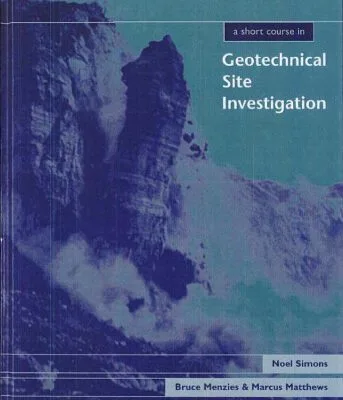 خرید و دانلود نسخه کامل کتاب A Short Course in Geotechnical Site Investigation