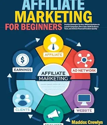 خرید و دانلود نسخه کامل کتاب زبان اصلی Affiliate Marketing for Beginners: Practical Strategies for New Affiliate Marketers to Launch Campaigns, Drive Sales, Build Audience Trust, and Achieve Financial Freedom Quickly PDF | دانلود کتاب خارجی