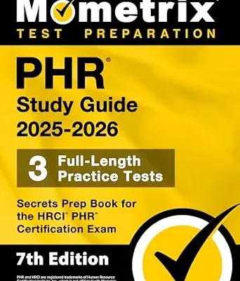 خرید و دانلود نسخه کامل کتاب زبان اصلی PHR Study Guide 2025-2026 – 3 Full-Length Practice Tests, Secrets Prep Book for the HRCI PHR Certification Exam: [7th Edition] PDF | دانلود کتاب خارجی