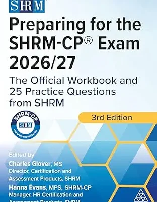 خرید و دانلود نسخه کامل کتاب زبان اصلی Preparing for the SHRM-CP® Exam 2026/27: The Official Workbook and 25 Practice Questions from SHRM PDF | دانلود کتاب خارجی