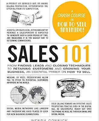 خرید و دانلود نسخه کامل کتاب زبان اصلی Sales 101: From Finding Leads and Closing Techniques to Retaining Customers and Growing Your Business, an Essential Primer on How to Sell (Adams 101 Series) PDF | دانلود کتاب خارجی