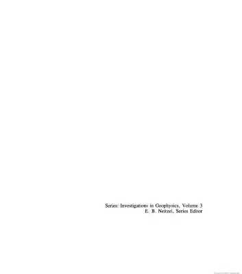 خرید و دانلود نسخه کامل کتاب Electromagnetic Methods in Applied Geophysics: Volume 1, Theory
