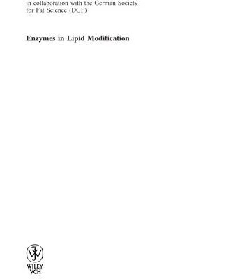 خرید و دانلود نسخه کامل کتاب Enzymes in Lipid Modification
