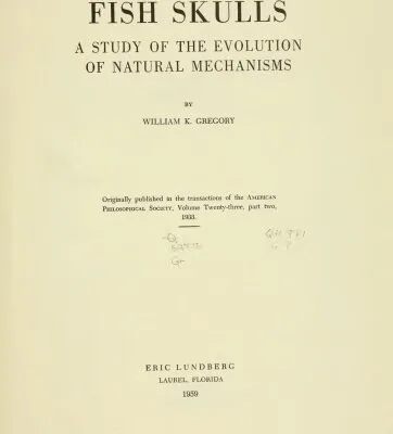 خرید و دانلود نسخه کامل کتاب Fish Skulls：A Study of The Evolution of Natural Mechanisms