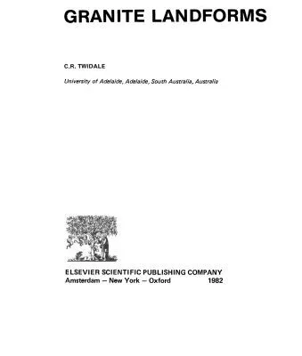 خرید و دانلود نسخه کامل کتاب Granite Landforms