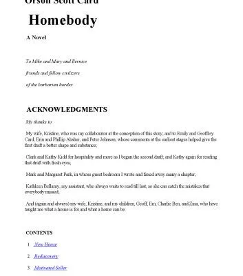 خرید و دانلود نسخه کامل کتاب Homebody: A Novel