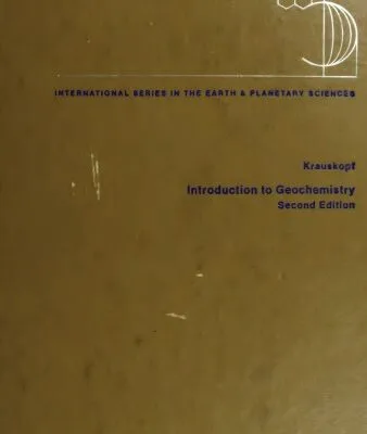 خرید و دانلود نسخه کامل کتاب Introduction to Geochemistry