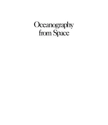 خرید و دانلود نسخه کامل کتاب Oceanography from Space