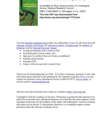 خرید و دانلود نسخه کامل کتاب River Science at the U.S. Geological Survey