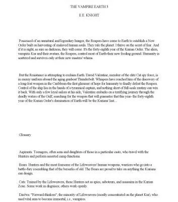 خرید و دانلود نسخه کامل کتاب Tale of the Thunderbolt (The Vampire Earth, Book 3)