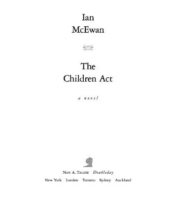 خرید و دانلود نسخه کامل کتاب The Children Act