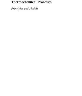خرید و دانلود نسخه کامل کتاب Thermochemical Processes: Principles and Models
